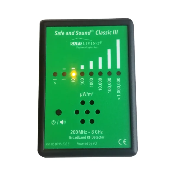 safe-and-sound-classic-iii RF Radiation Meter