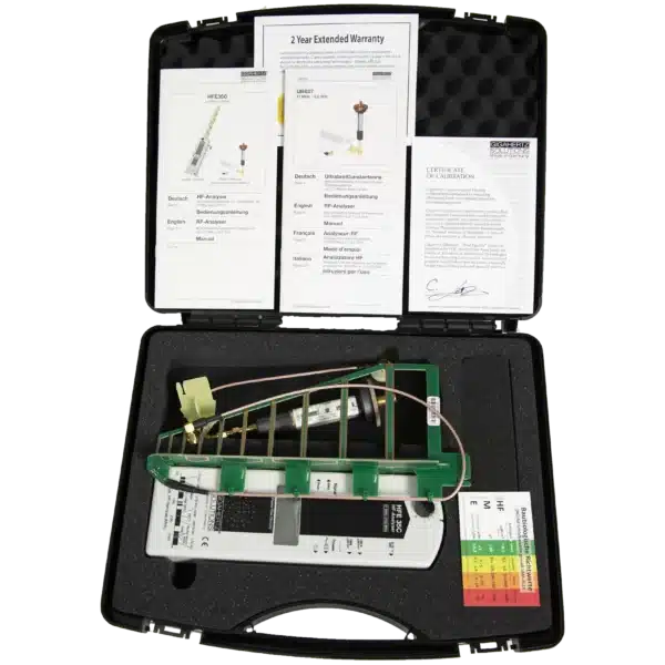 Gigahertz Solutions HFE35C RF Meter Kit Components