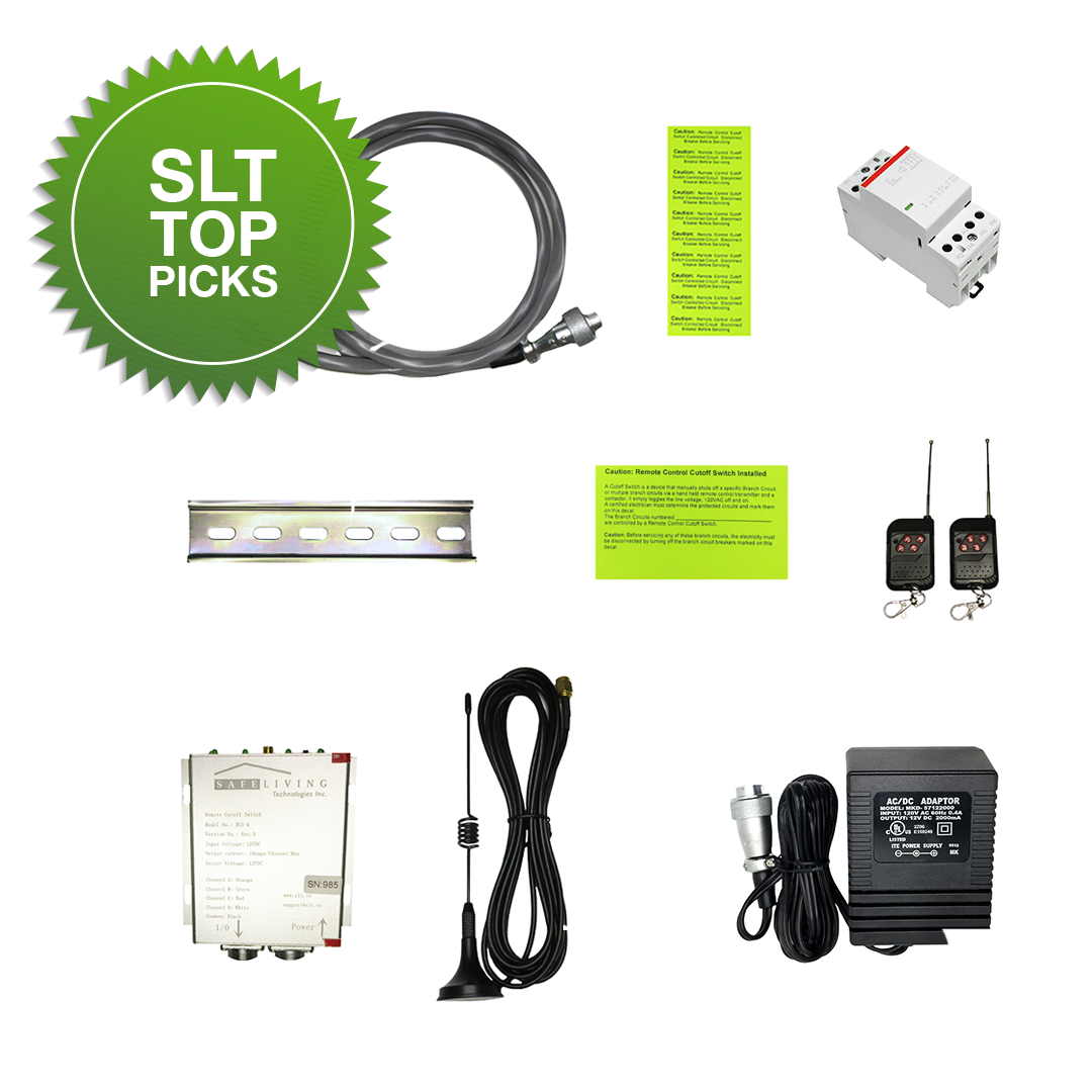 Safe Living Technologies RCS4 Remote Cutoff Switch, Cut Off Switch, EMF Protection, SLT Top Picks