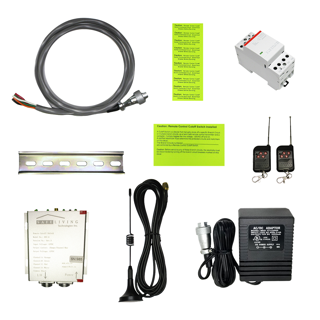 Safe Living Technologies RCS4 Remote Cutoff Switch, Cut Off Switch, EMF Protection