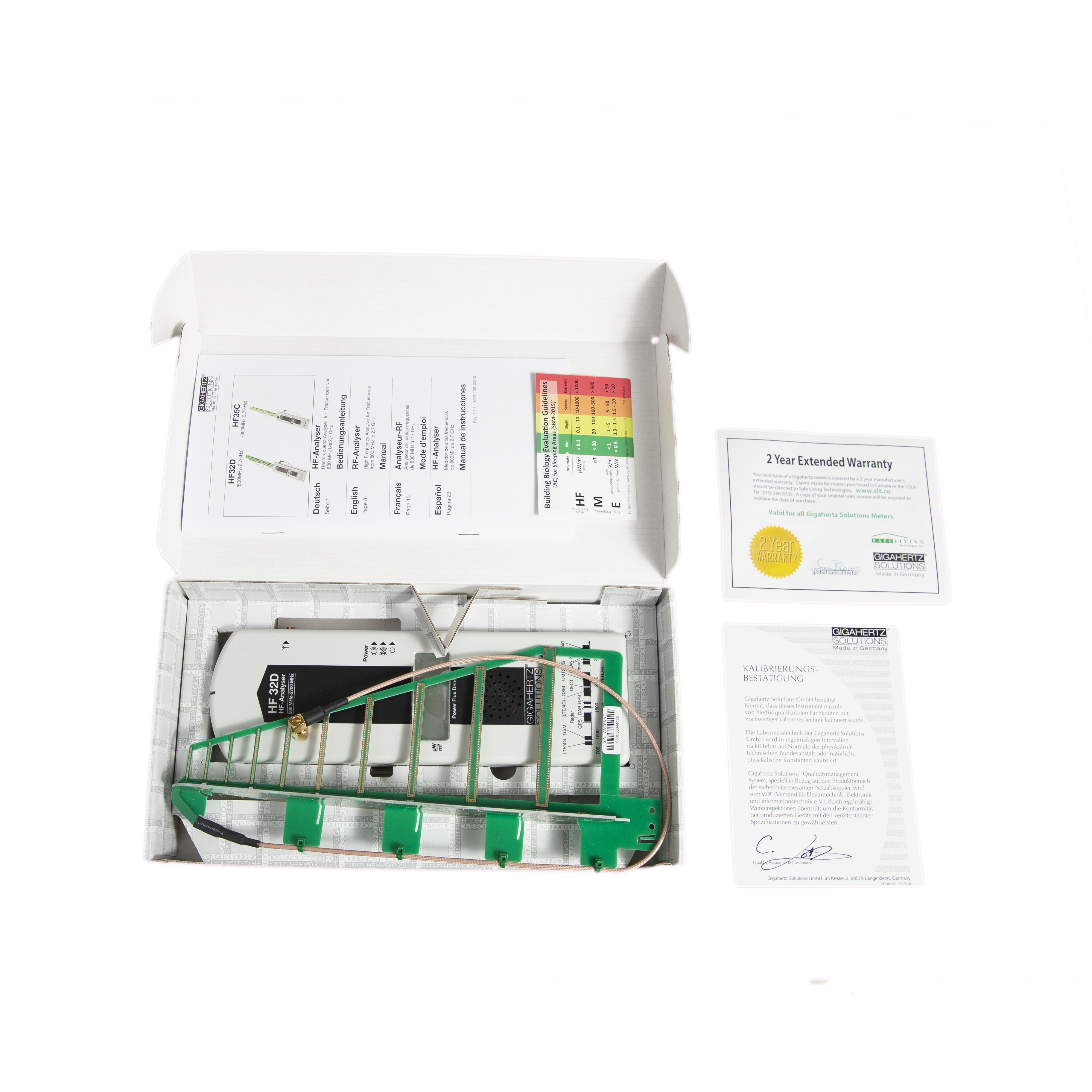 Gigahertz Solutions HF32D RF Meter Components