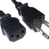 Male and Female ends of Shielded Power Cord